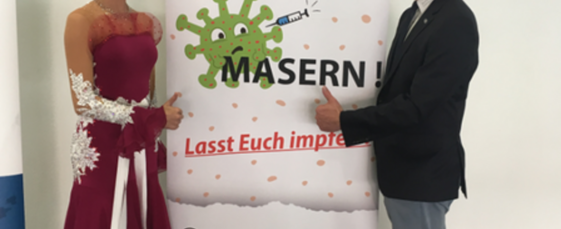 Sport unterstützt Impfkampagne „Stoppt Masern!“